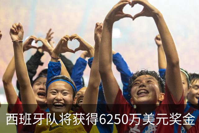 西班牙队将获得6250万美元奖金 每位球员将分得约88万美元